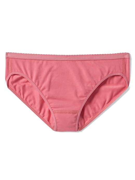 Gap Women High Cut Logo Bikini - Pink Kiss
