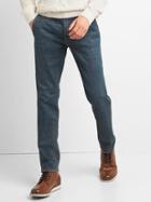 Gap Men Slim Fit Chino Jeans Stretch - Worn Dark Tint