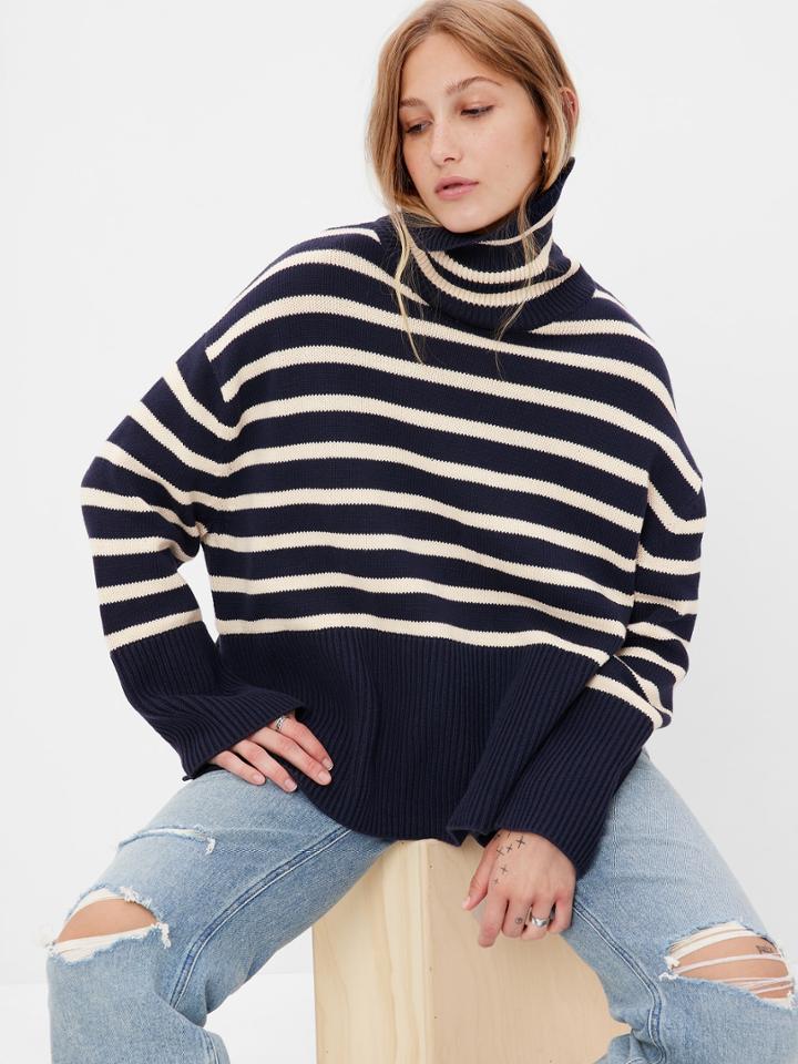 Oversized Turtleneck Sweater