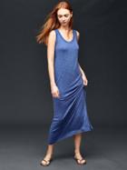 Gap Women Column Maxi Dress - Docksider Blue