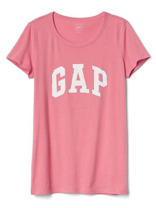 Gap Women Logo Crewneck Tee - Coral Gables