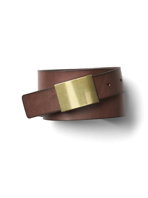 Gap Men Plaque Belt - Brown