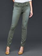 Gap Women 1969 Authentic True Skinny Jeans - Green