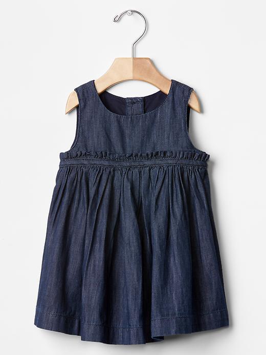 Gap Denim Jumper Dress - Dark Indigo