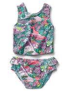 Gap Print Tank Swim Two Piece - Multi