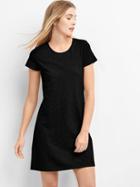 Gap Women Twist Back T Shirt Dress - True Black