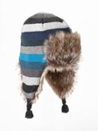 Gap Holiday Stripe Trapper Hat - Multi Stripe