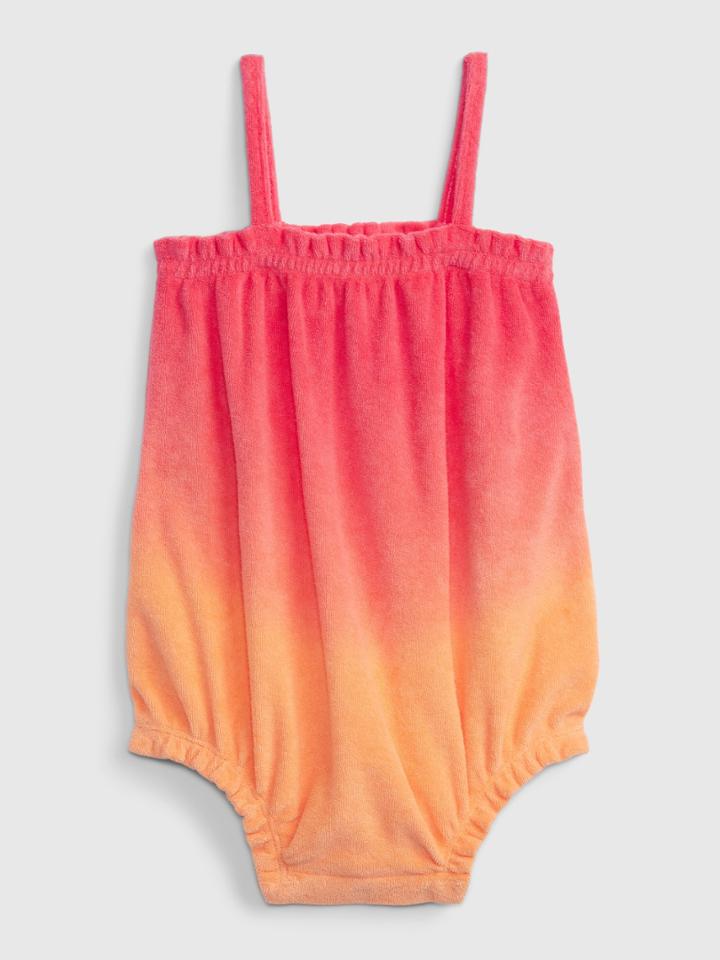 Baby Towel Terry Bubble Shorty One-piece