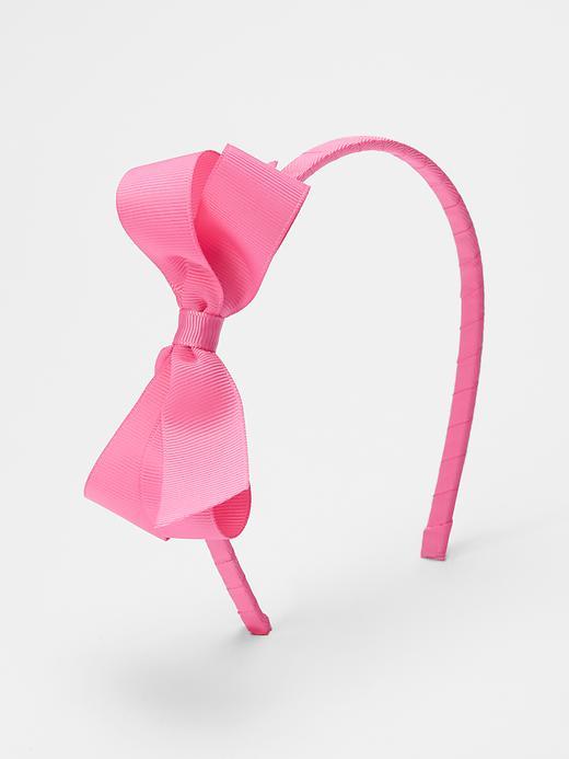 Gap Grosgrain Bow Headband - Devi Pink