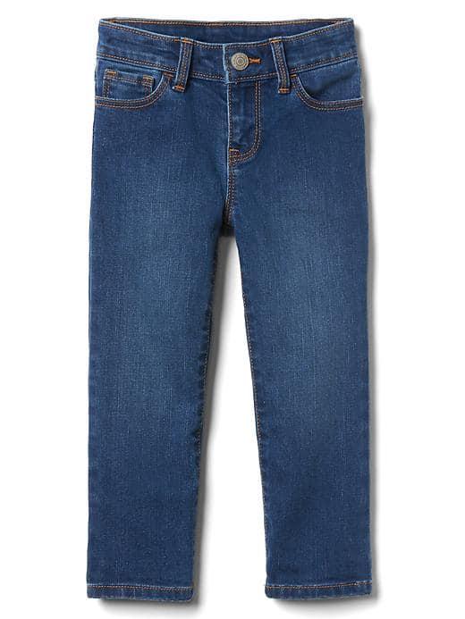 Gap Stretch Straight Jeans - Medium Wash