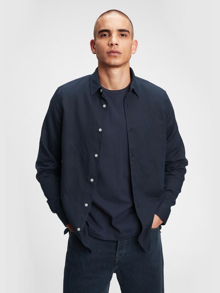 Linen-cotton Shirt
