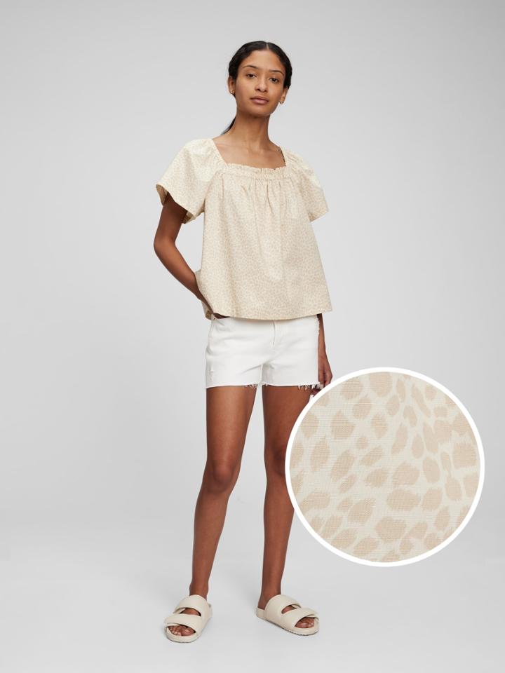 Flutter Sleeve Top