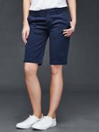 Gap Women Skinny Bermuda Shorts - Comet Blue