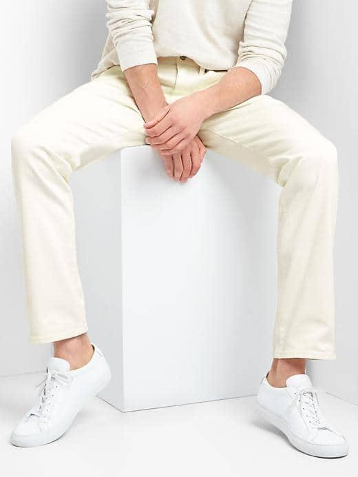 Gap Men Slim Fit Jeans Stretch - Salt