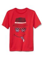 Gap Women Graphic Short Sleeve Tee - Pure Red