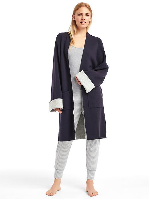 Gap Women Pure Body Long Cardigan - Dark Indigo
