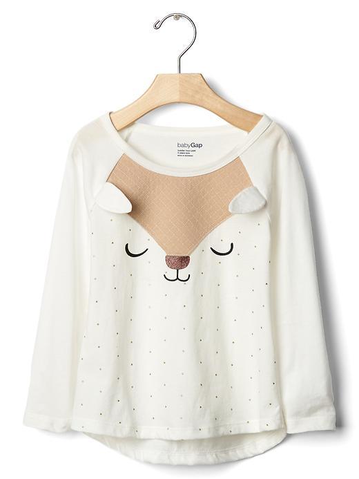 Gap Animal Face Tunic - Ivory Frost
