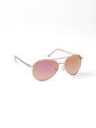 Gap Men Color Tinted Aviator Sunglasses - Satin Rose/pink