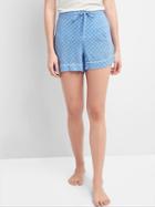 Gap Dreamwell Print Shorts - Geo Print Blue