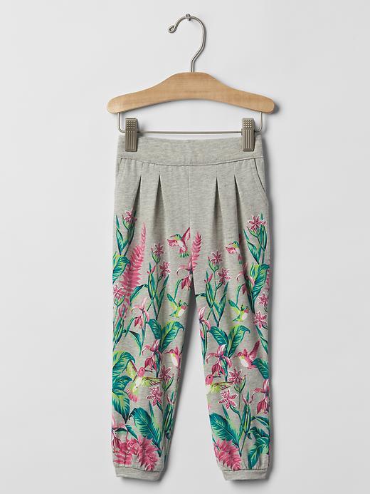 Gap Pleat Joggers - Floral Print