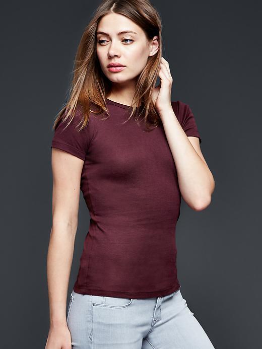 Gap Women Modern Crew Tee - Vamp Red