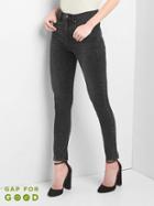 Gap Women Super High Rise True Skinny Jeans - Marble Wash