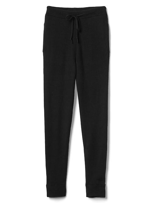 Gap Women Soft Rib Knit Joggers - True Black