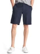 Gap Men Everyday Dobby Shorts 10 - Chambray Blue