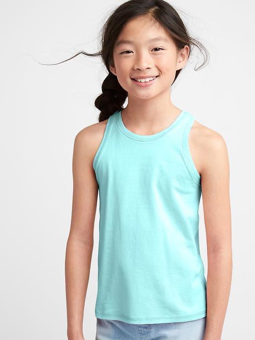 Gap Print Hi Lo Tank - Print 12
