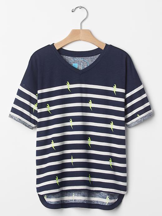 Gap Gapkids X Ed Hi Lo Tee - Navy