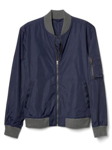 Gap Men Lightweight Bomber Jacket - Tapestry Navy