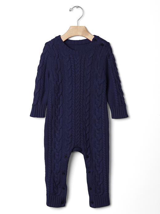 Gap Cable Knit Sweater One Piece - Dark Night