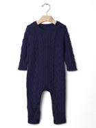 Gap Cable Knit Sweater One Piece - Dark Night