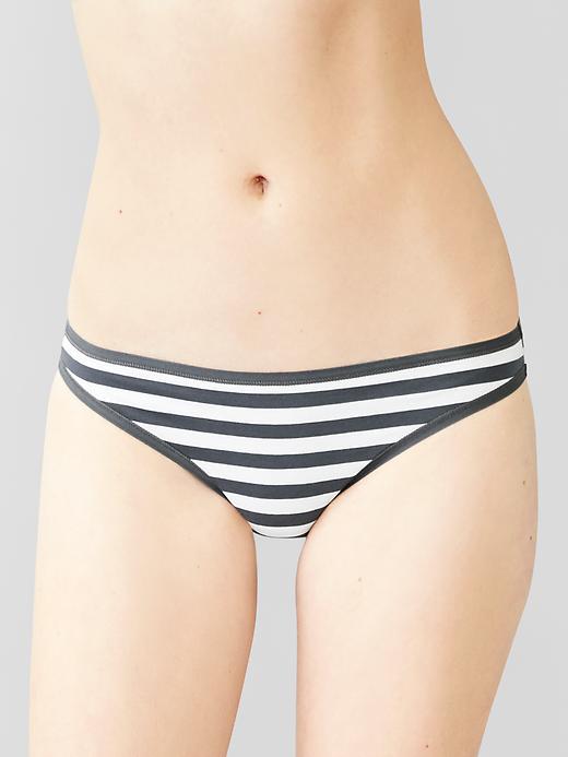 Gap Low Rise Bikini - Rugbystripe Gun Powder