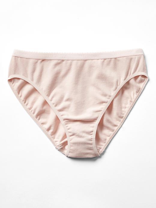 Gap Women High Cut Logo Bikini - Light Pink