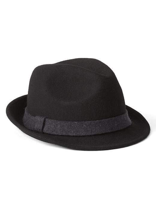Gap Men Wool Fedora - Black