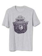 Gap Men Short Sleeve Graphic Tee - Smokey The Bear