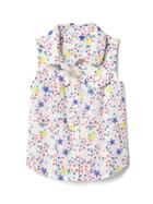 Gap Starry Sleeveless Shirt - Multi Stars D