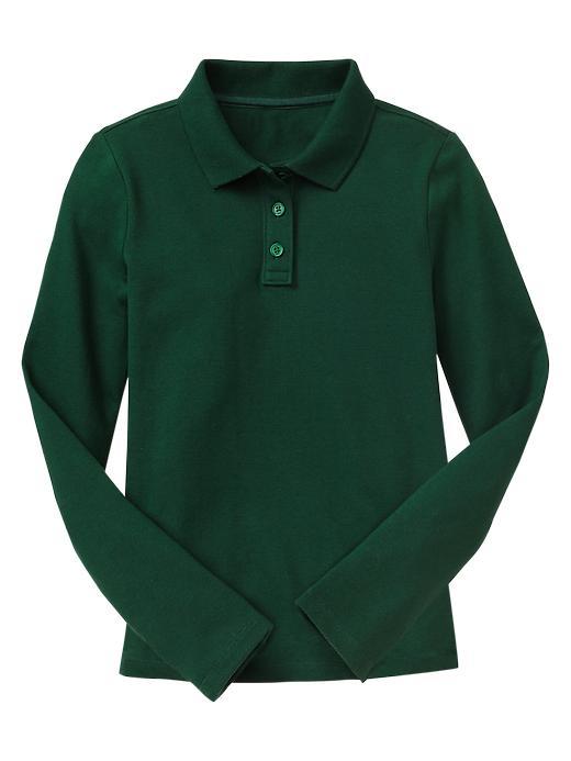 Gap Pique Polo - Pine Green