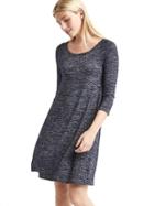 Gap Softspun Knit Raglan T Shirt Dress - Dark Night