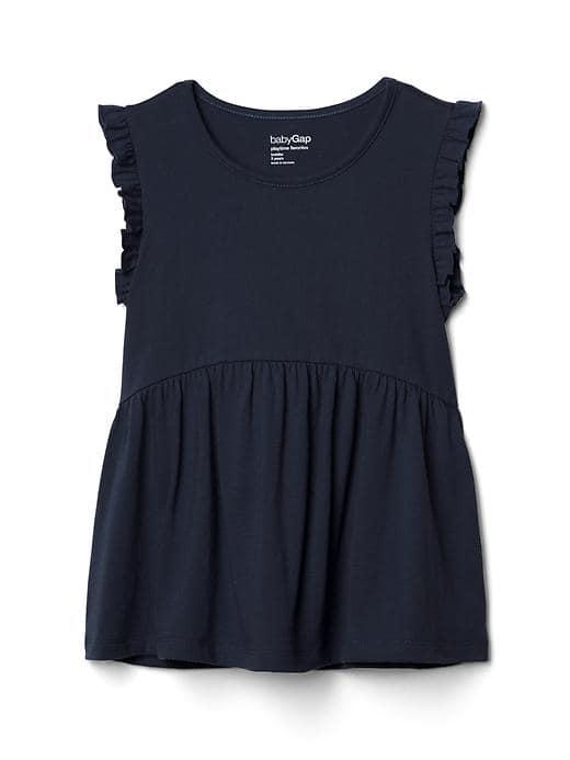 Gap Flutter Peplum Tee - Blue Galaxy
