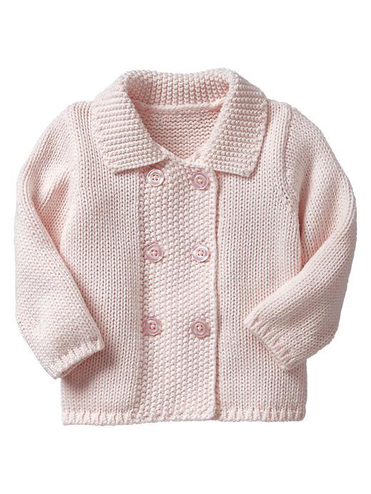 Gap Double Breasted Cardigan - Light Pink