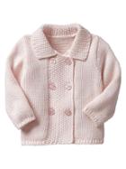 Gap Double Breasted Cardigan - Light Pink