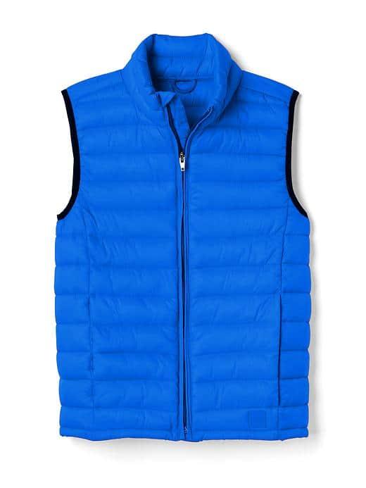 Gap Women Coldcontrol Lite Puffer Vest - Blue Streak