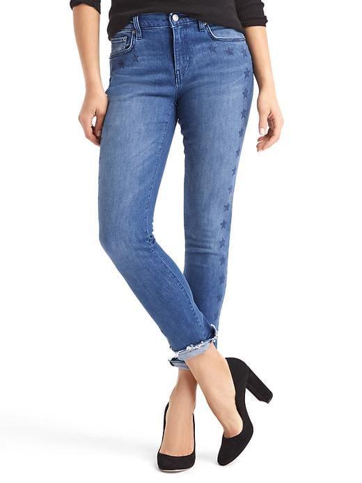 Gap Women Authentic 1969 Best Girlfriend Star Jeans - Dark Indigo