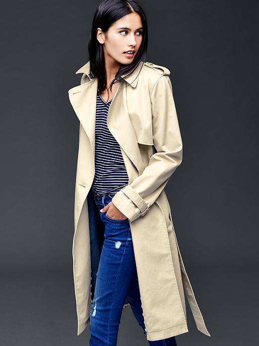Gap Women Classic Trench - Oak