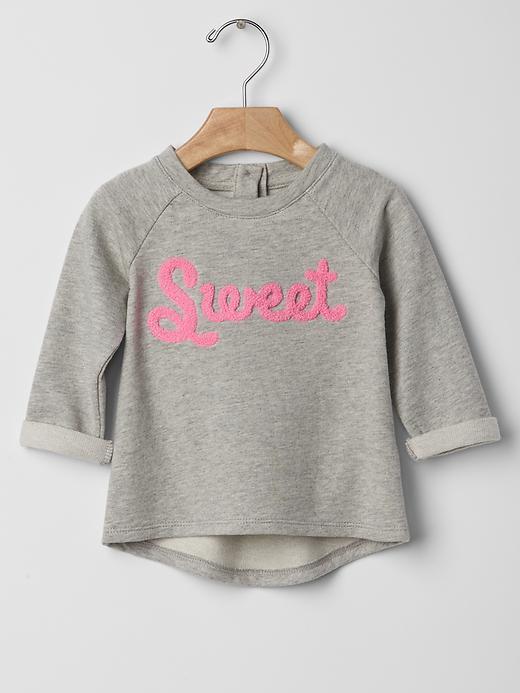 Gap Sweet Raglan Sweatshirt - Gray