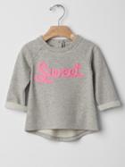 Gap Sweet Raglan Sweatshirt - Gray