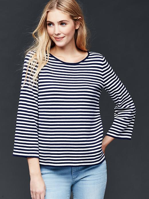Gap Nautical Stripe Boxy Top - Dark Night