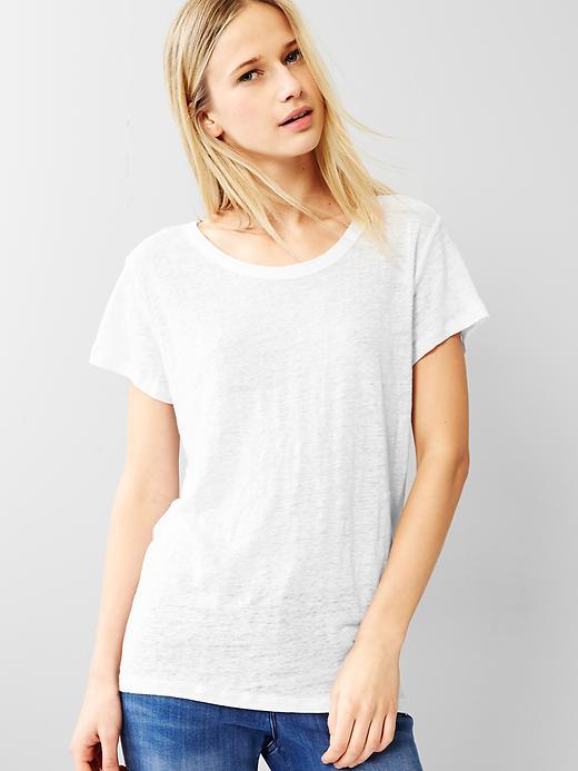 Gap Linen Tee - White